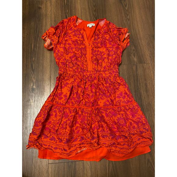 EUC Whistles Henna Print Flippy Dress sz: 4 - Picture 10 of 12